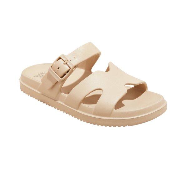 Women's Maysen Footbed Sandals - Wild Fable Taupe 8 - Picture 1 of 4